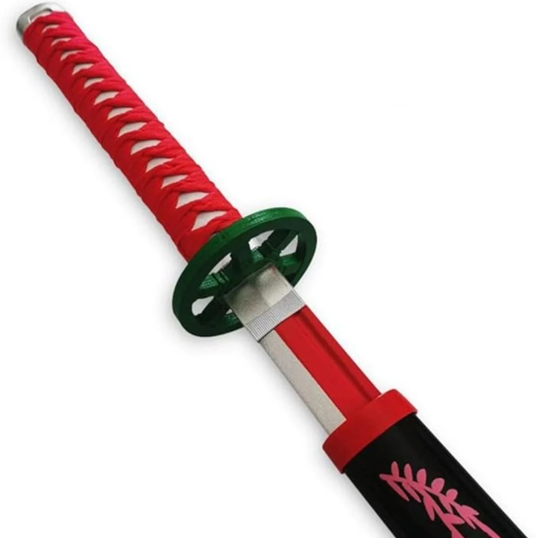 Demon Slayer Nezuko Kamado Nichirin Sword Replica – Demon Slayer Wooden Cosplay Katana - Image 3
