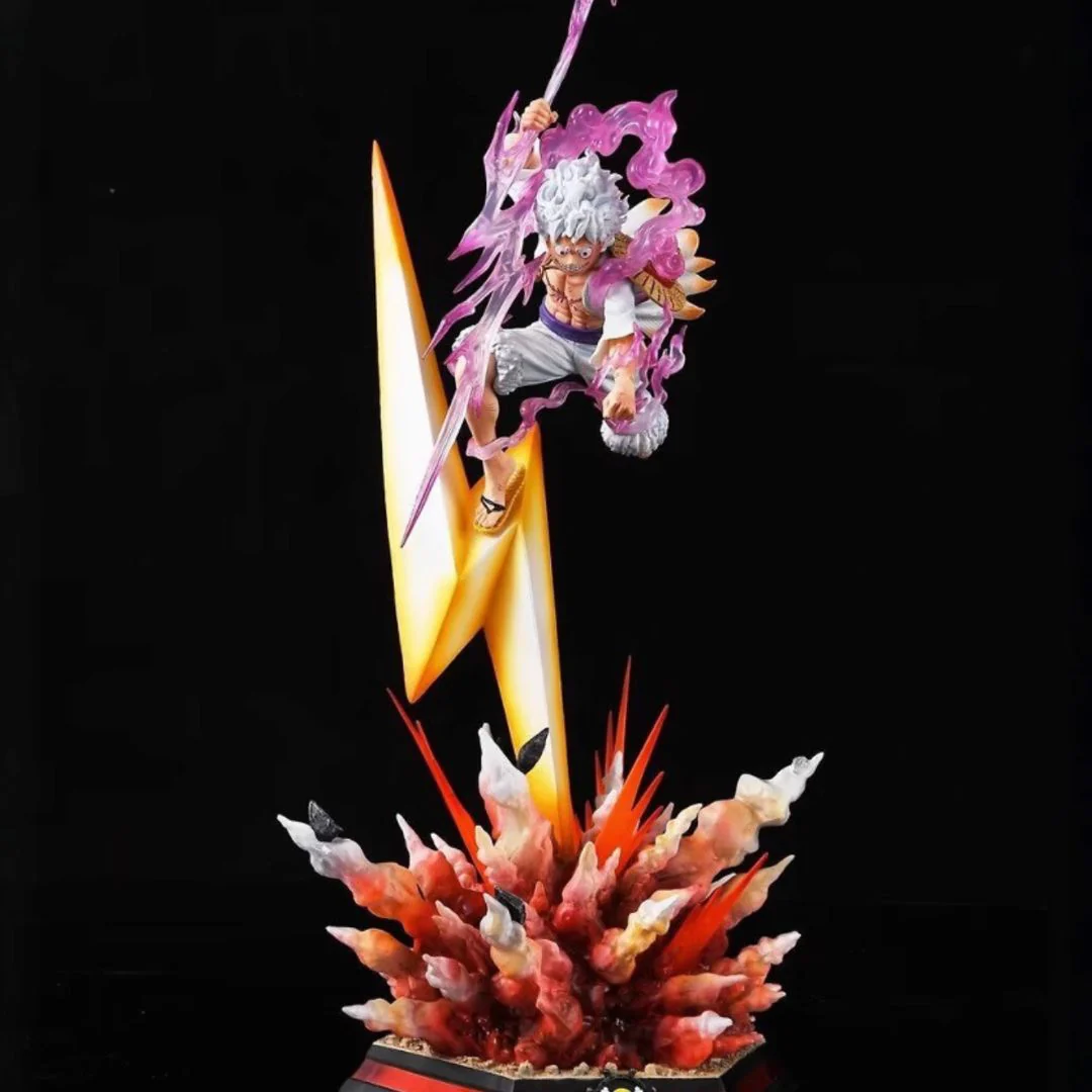 Nika Luffy LED Light-Up Statue (46cm) — Lightning Effect Action Figure Collectible - Image 6