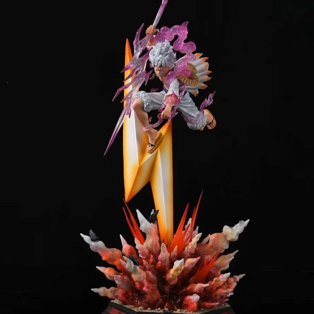Nika Luffy LED Light-Up Statue (46cm) — Lightning Effect Action Figure Collectible - Image 7