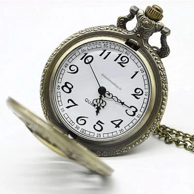 One Piece Pocket Watch - Vintage Pocket Watch Keychain - Image 3