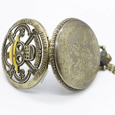 One Piece Pocket Watch - Vintage Pocket Watch Keychain - Image 4