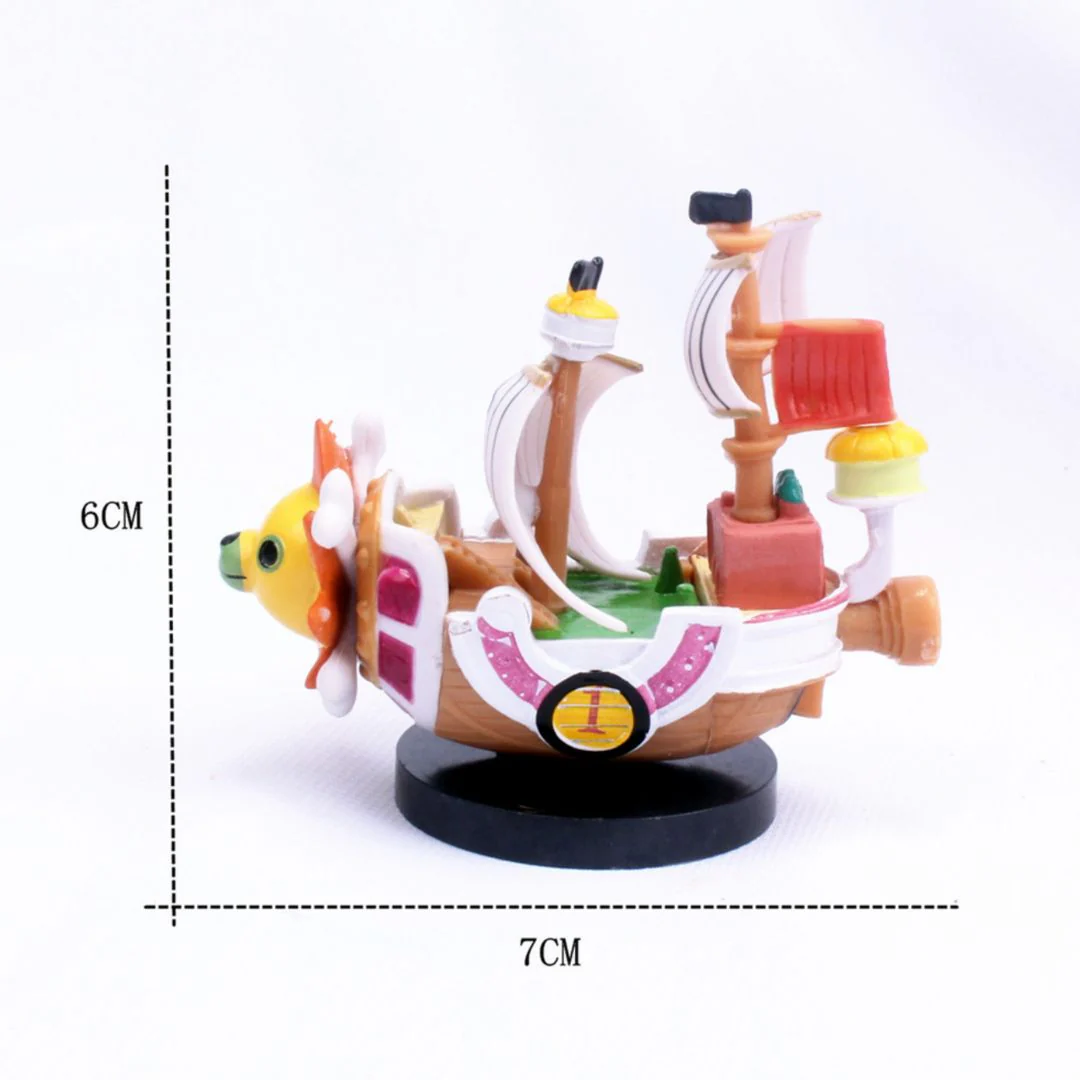 One Piece Ship Miniature | Cute Luffy Ship Figurine Collectible (6cm) - Image 2