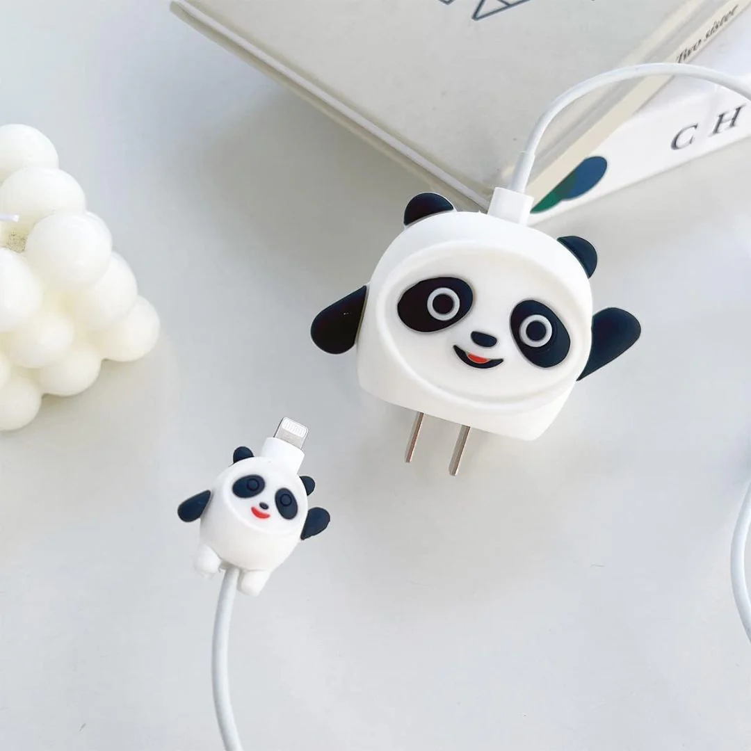 Panda Apple Charger Cover (For 18-20W) | Cute & Protective Design - Image 3