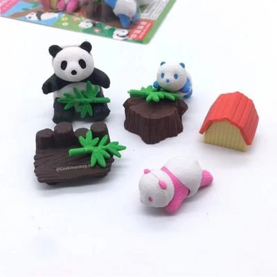 Panda Family Eraser Set - Image 4