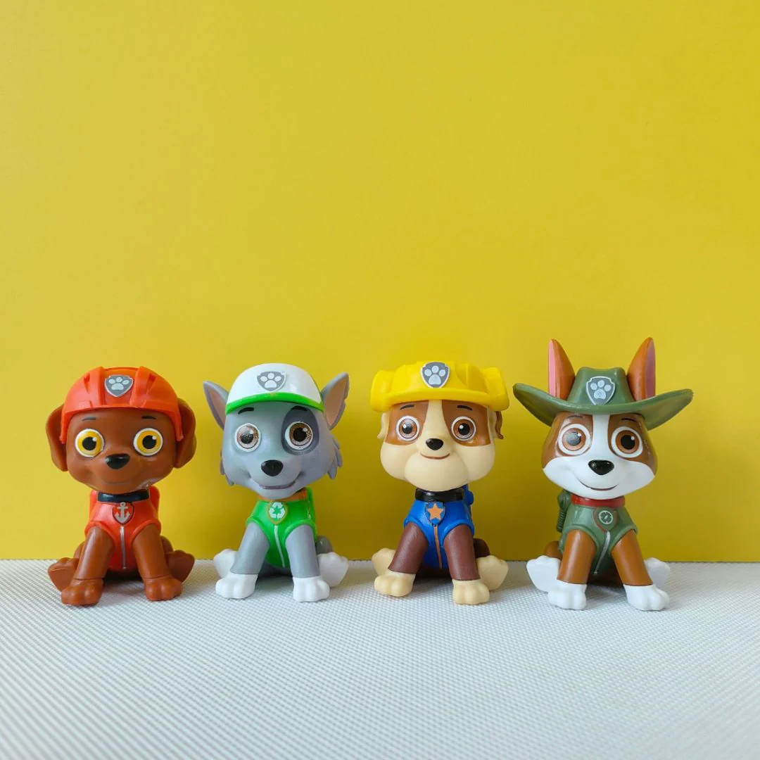 Paw Petrol Figurine Set | Cute Dog Figures [Set of 6] - Image 3
