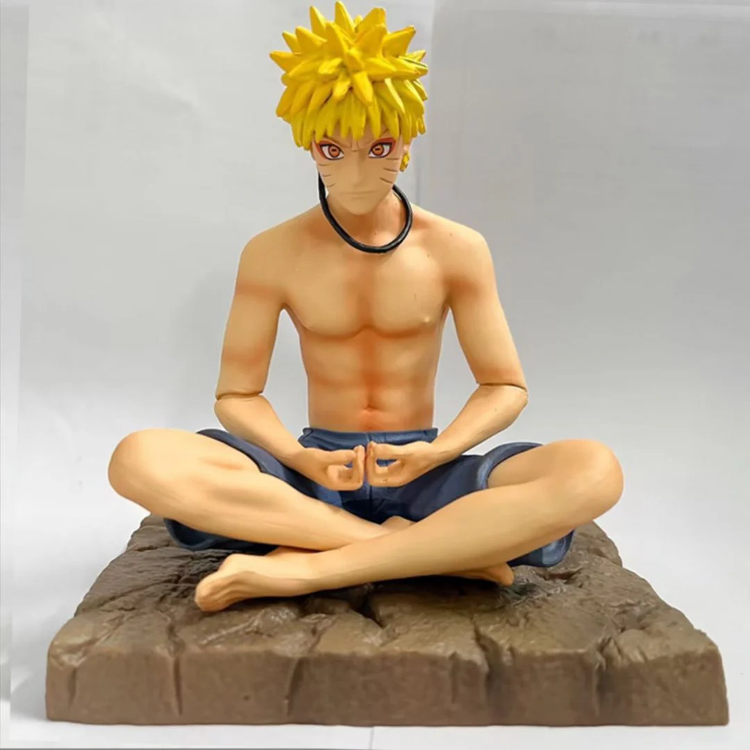 Peaceful Meditating Anime Figure | Highly Detailed Figure with Changeable Head