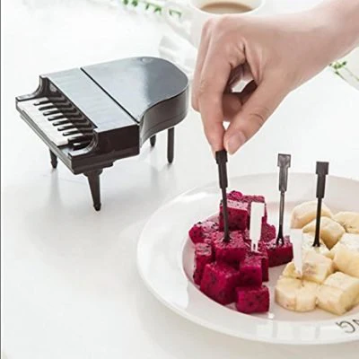 Piano Key Fruit Fork Set - Image 4