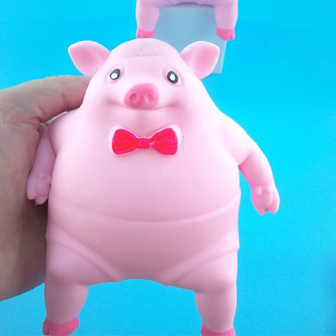 Mr. Pig Squishy Toy | Stress Relief and Fun Fidget Toys - Image 2