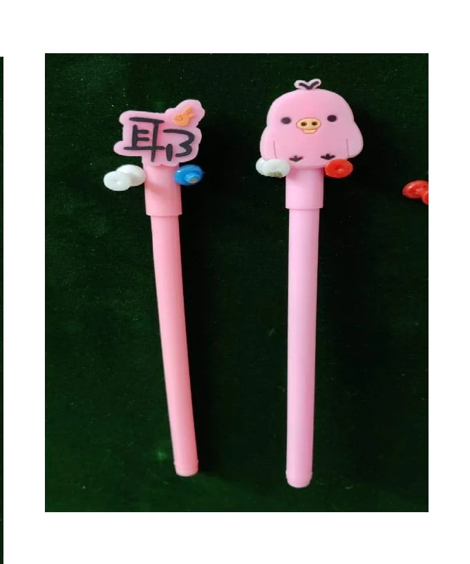 Geekmonkey 6 Pcs Fancy Pink Girls Favorite Cute & Creative Gel Pen Set - Image 3