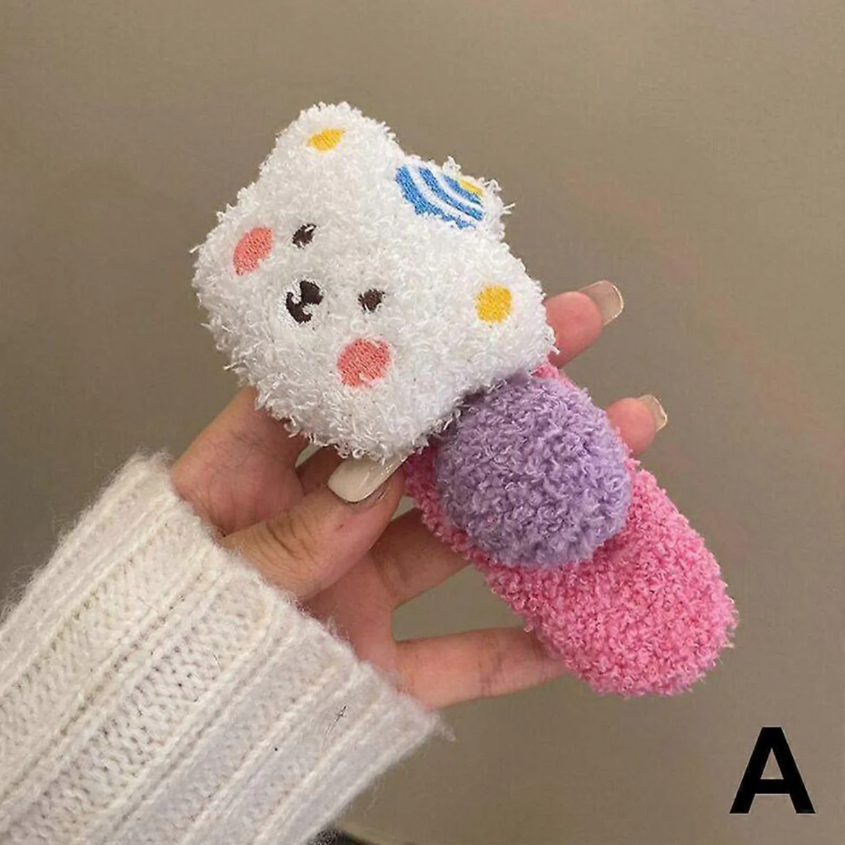 Cute Plush Cartoon Hair Clip For Girls - Image 6