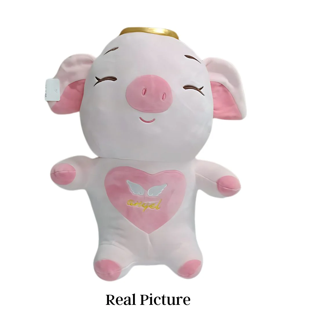 Plush Pig with Halo | Soft and Squishy Pig Toy - Image 4