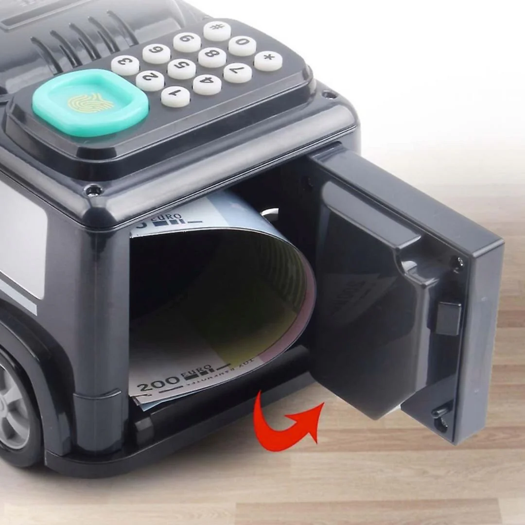 Police Jeep Coin Bank | Securicar Coin Safe with Password and Music - Image 5