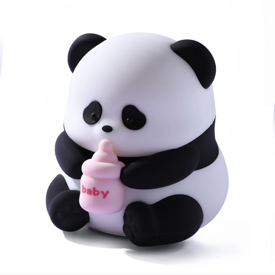 Pookie Panda Silicone Lamp | Touch Sensor Panda Lamp, Rechargeable Night Light - Image 4