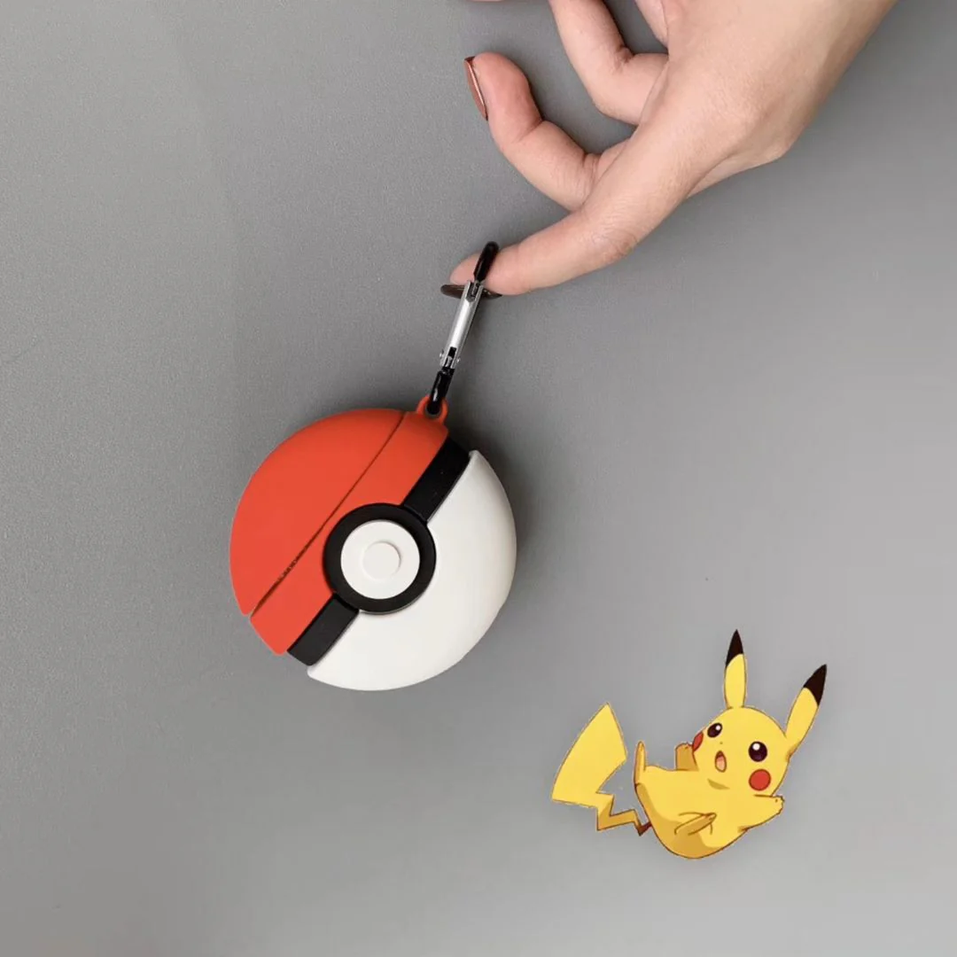 Pookie Pokeball Airpods Pro/Pro2 Case | Gotta Catch These Tunes! (Silicone) - Image 2