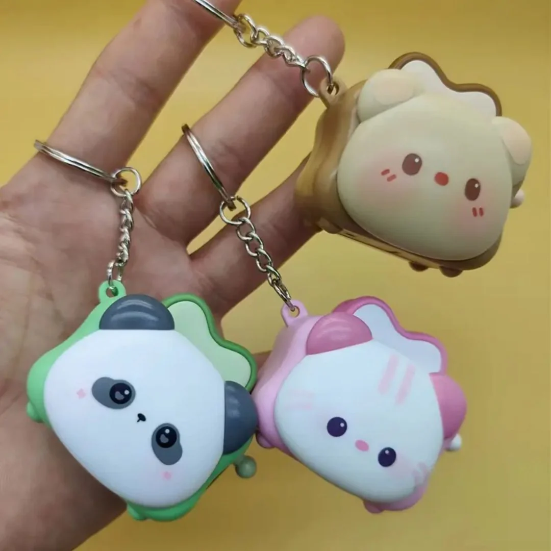 Cute Popping Toaster Keychain Toy - Image 2