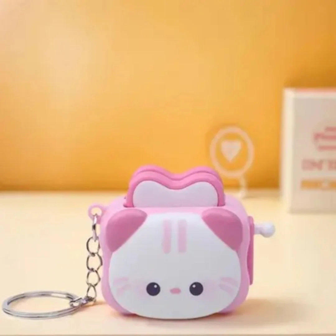 Cute Popping Toaster Keychain Toy - Image 4
