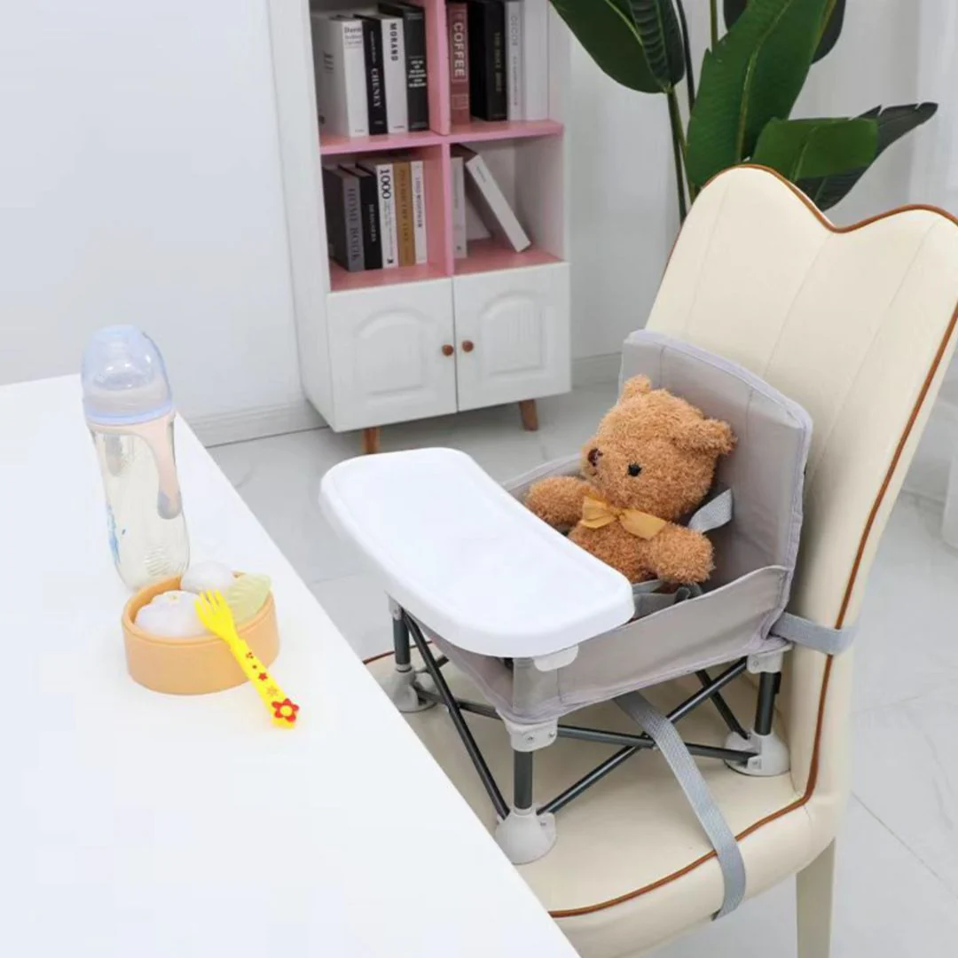 Portable Baby Booster Seat – Foldable High Chair for Travel, Camping n Dining Out