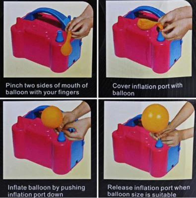 Portable Dual Nozzle Electric Balloon Pump for Party Decoration - Image 4