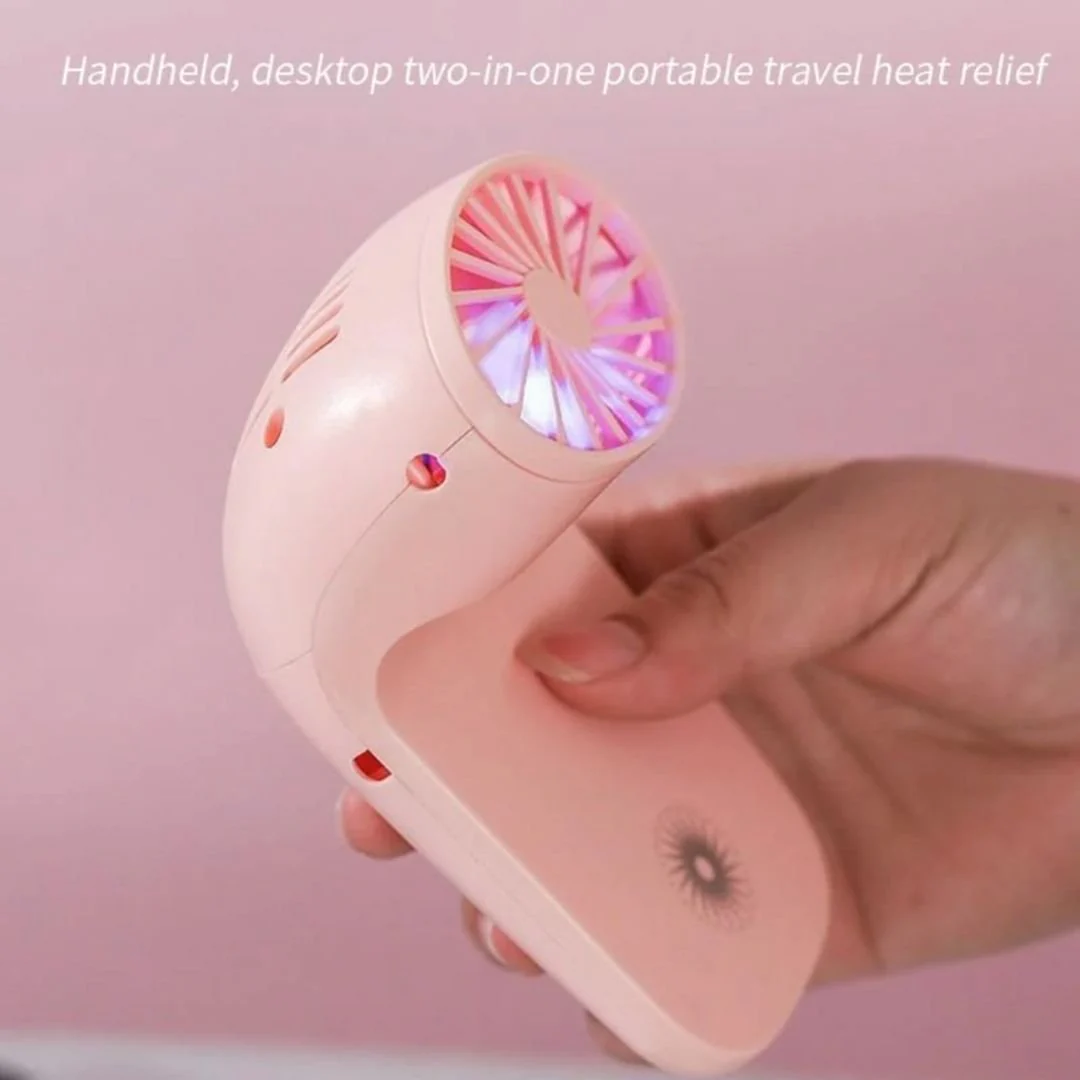 Adorable Portable Phone Holder with Fan | Quirky Gifts for Her - Image 3