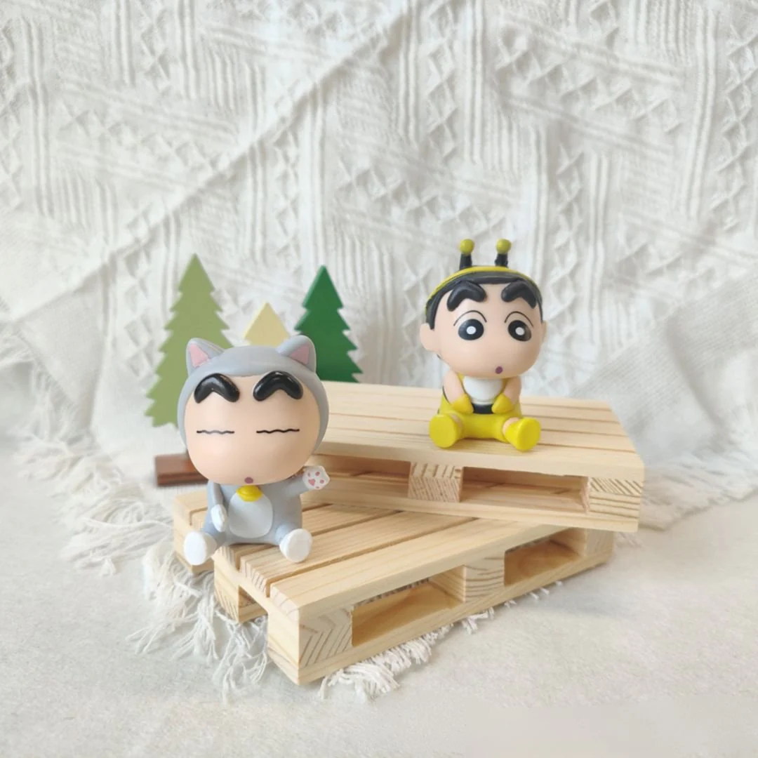 Premium Shinchan Collectibles |  Cartoon Collectible [Set of 6 Animal Dress Shin Chan] - Image 5