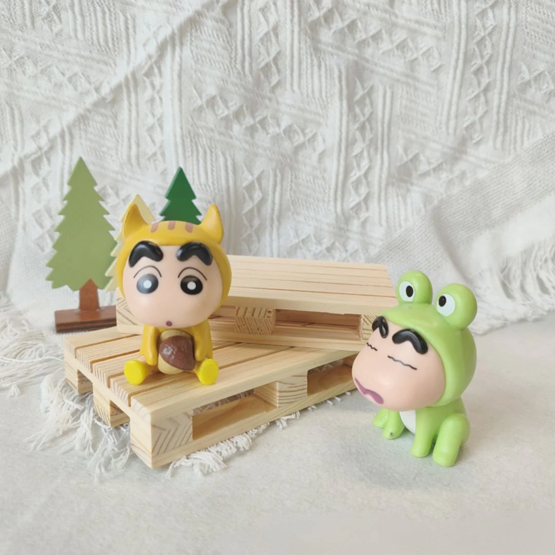 Premium Shinchan Collectibles |  Cartoon Collectible [Set of 6 Animal Dress Shin Chan] - Image 6