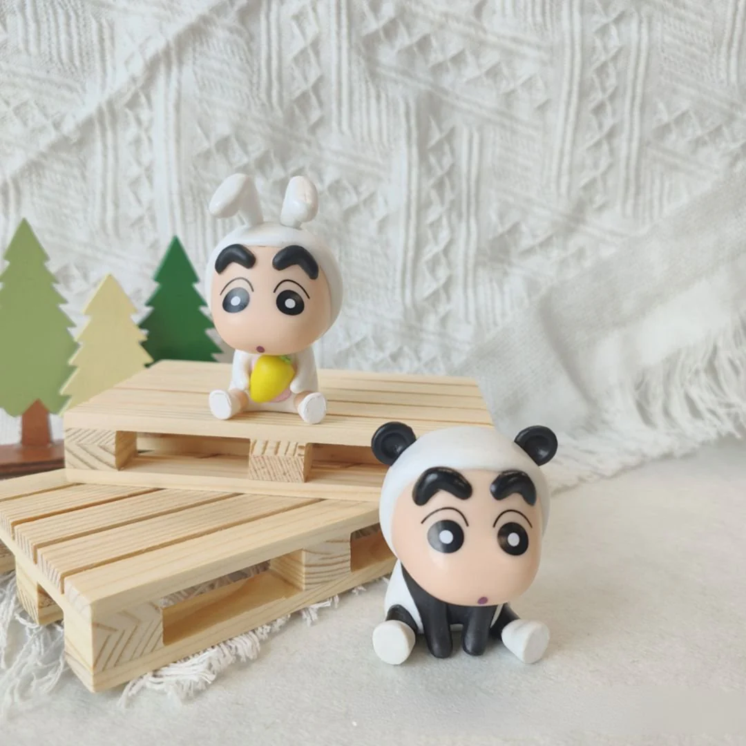 Premium Shinchan Collectibles |  Cartoon Collectible [Set of 6 Animal Dress Shin Chan] - Image 7