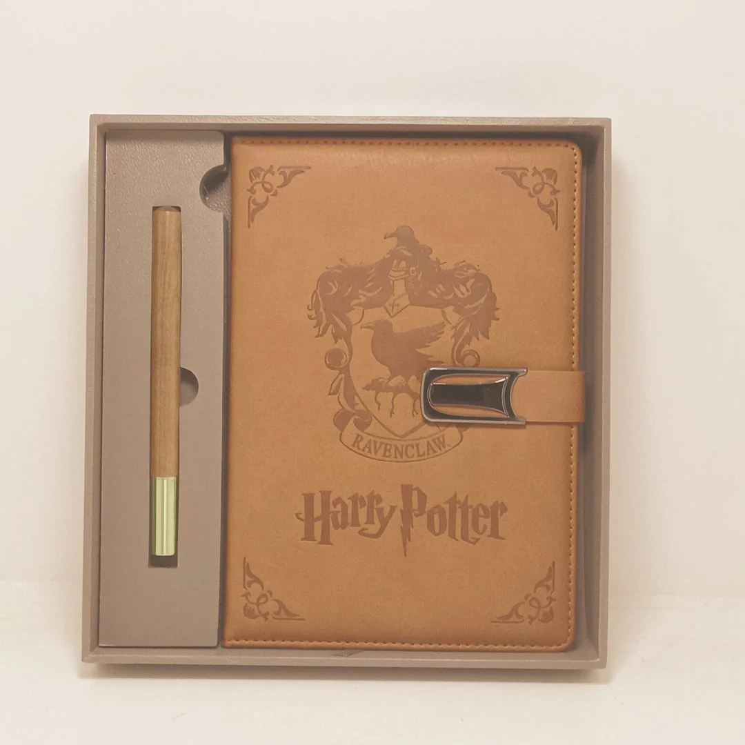 Harry Potter Premium Wizard Journal | Leather Notebook & Pen Gift Set - Image 4