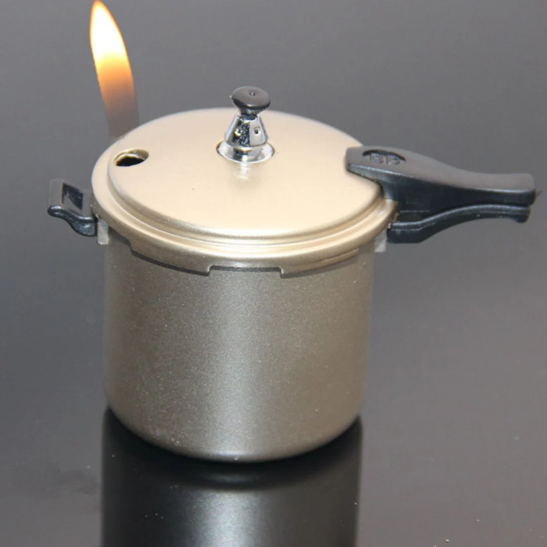 Pressure Cooker Shaped Lighter | Cute Collectible Butane Gas Refillable Lighter - Image 2