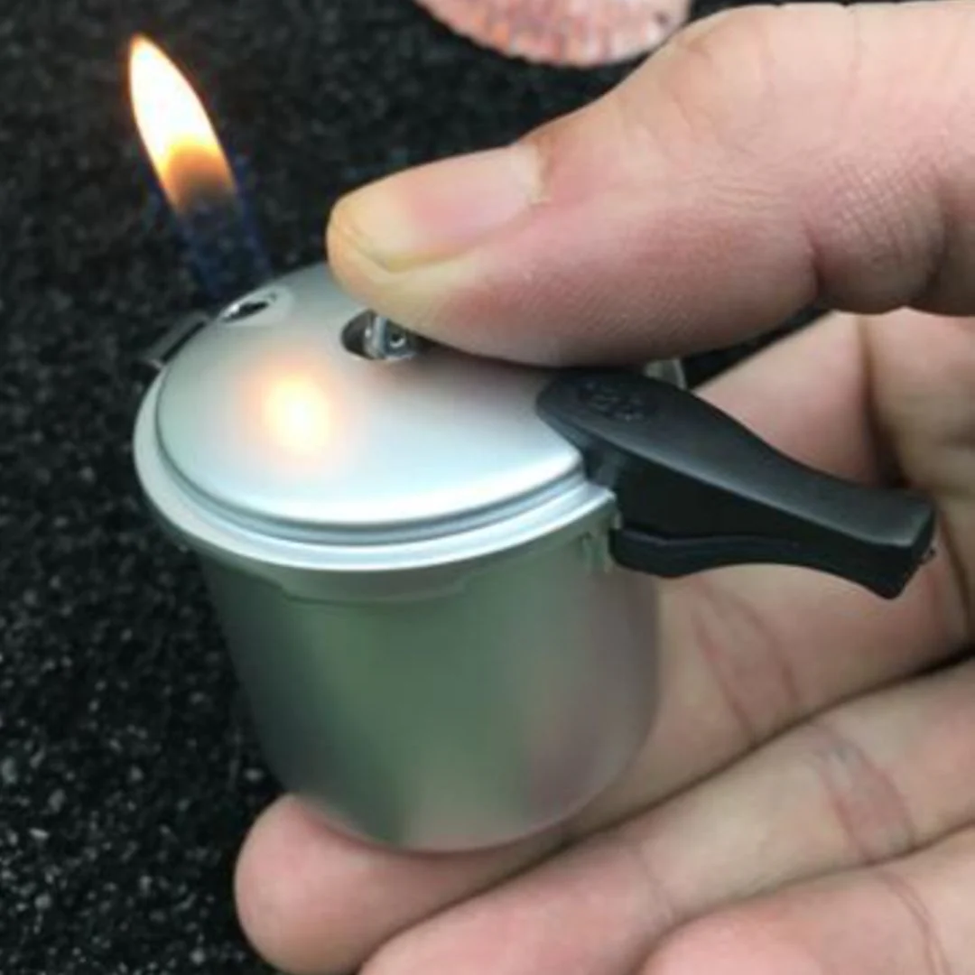 Pressure Cooker Shaped Lighter | Cute Collectible Butane Gas Refillable Lighter - Image 4
