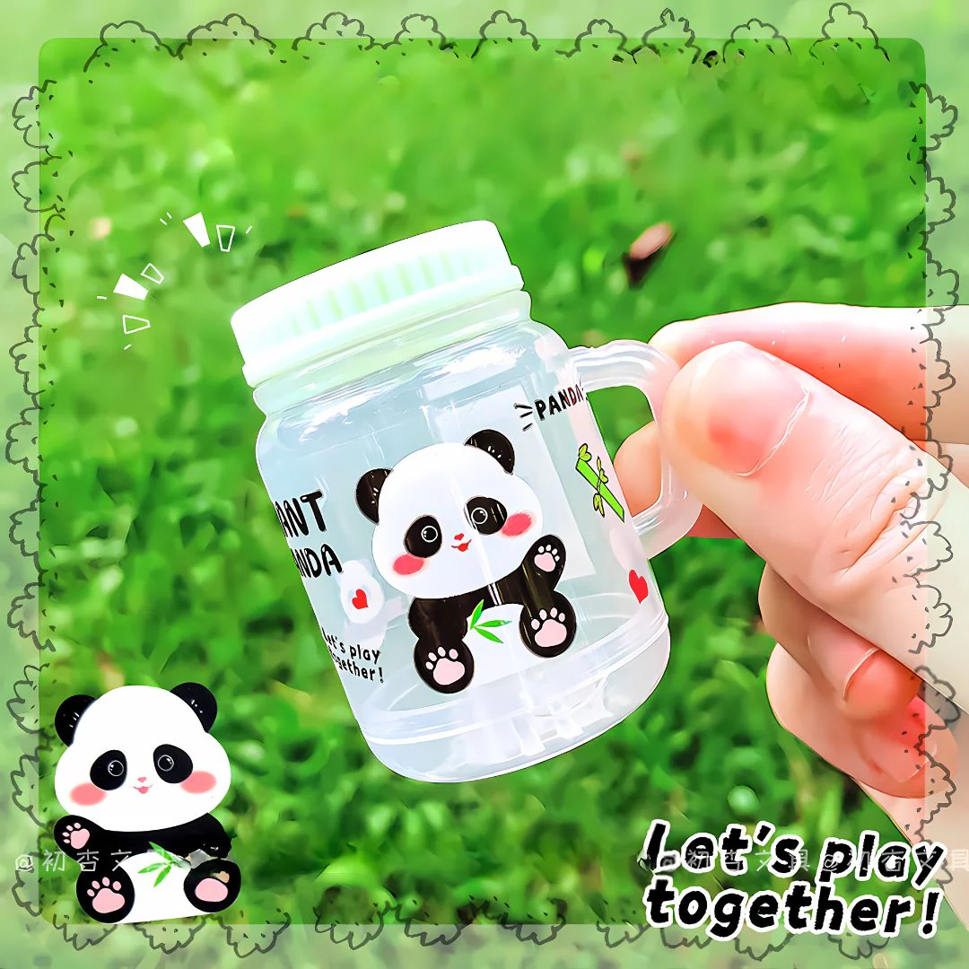 Pretty Panda Jar Sharpener | Cute Mason Jar Return Gifts (Set of 4) - Image 3