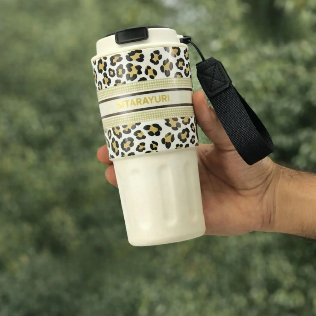 Pretty Panther Chic Stainless Steel Travel Tumbler - Image 6