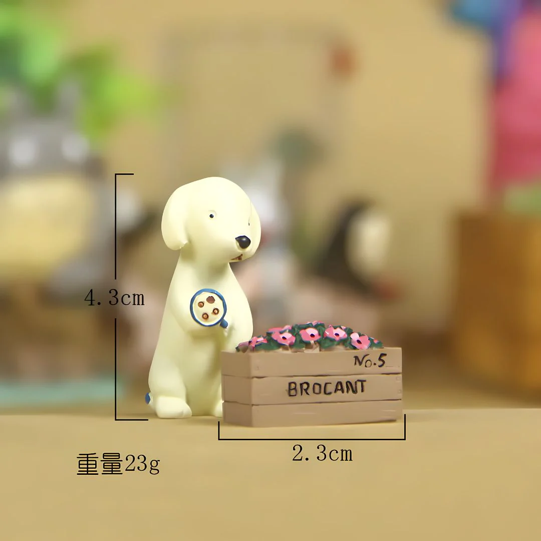 Pretty Pets Desk Decor | Cute Miniature Figurines - Image 7