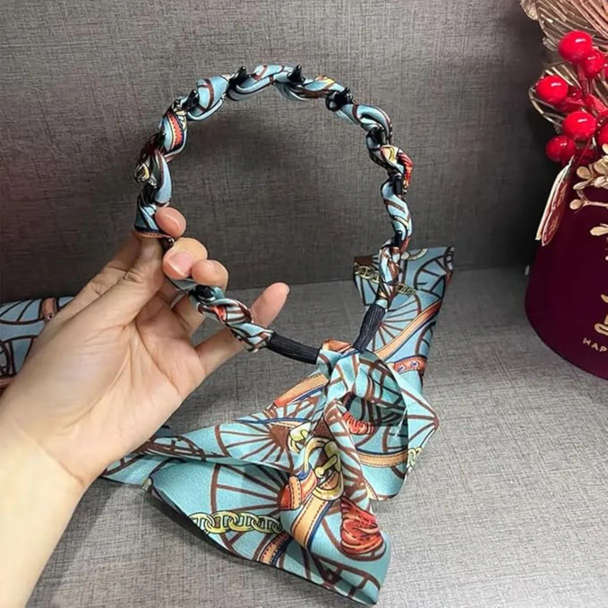 Printed Scarf Headband For Women - Image 2