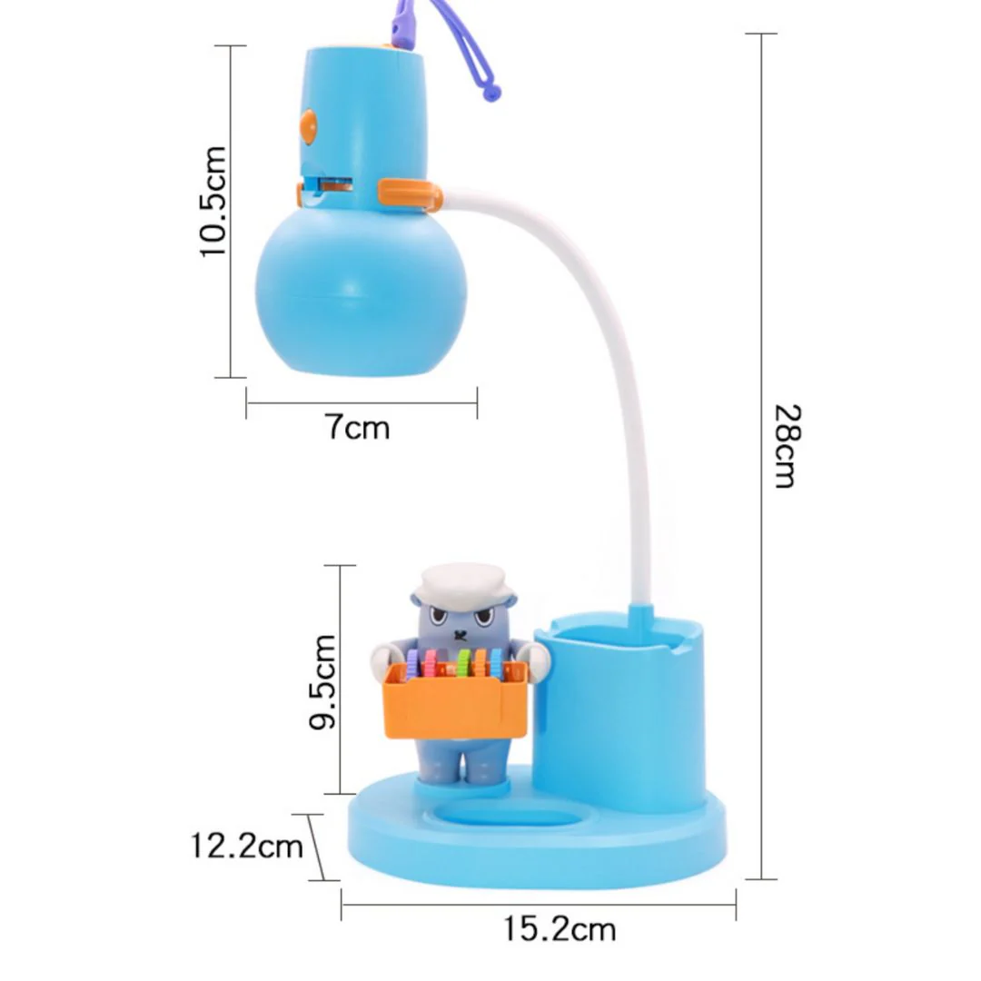 Projection Pen Holder Lamp: Illuminate & Organize [Free Film Discs] - Image 5