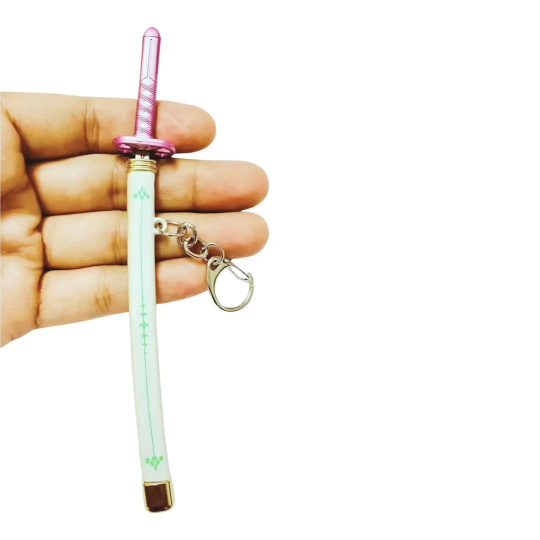 Katana Keychain with Push Button | Cool Anime Collectible Keychain - Image 2