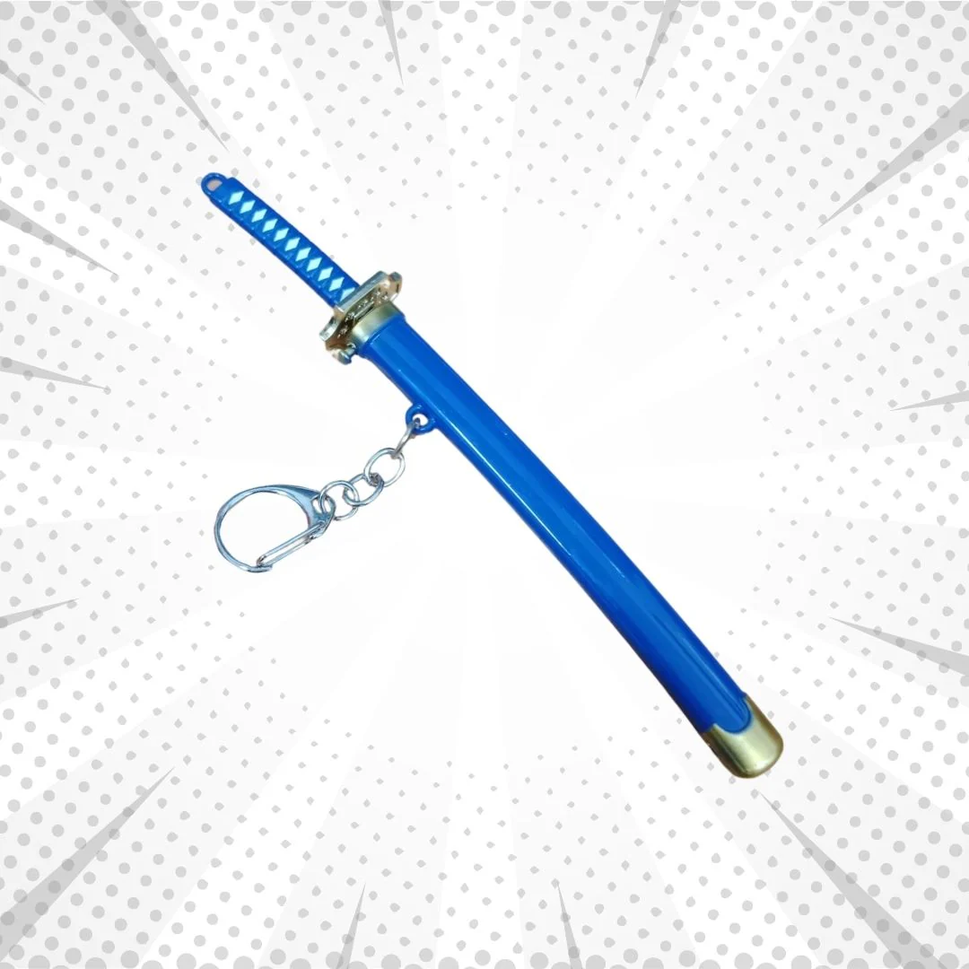 Katana Keychain with Push Button | Cool Anime Collectible Keychain - Image 4