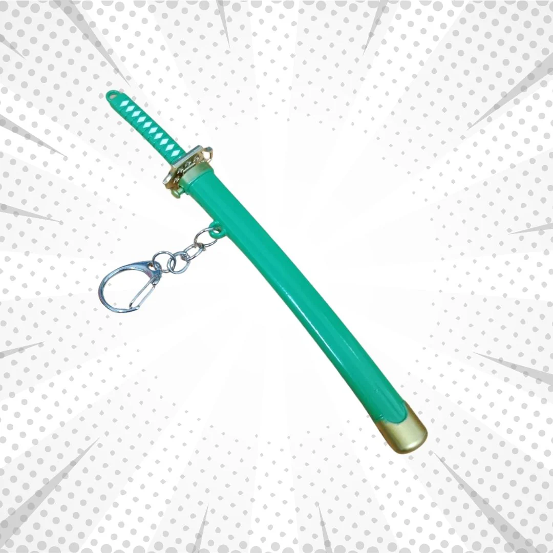 Katana Keychain with Push Button | Cool Anime Collectible Keychain - Image 6