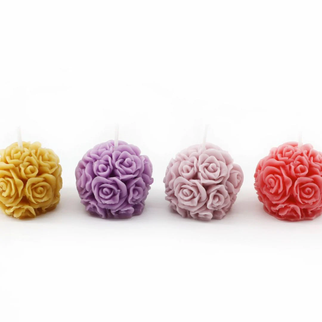 Radiant Rose Flower Candle | Pretty Rose Day Gifts - Image 5