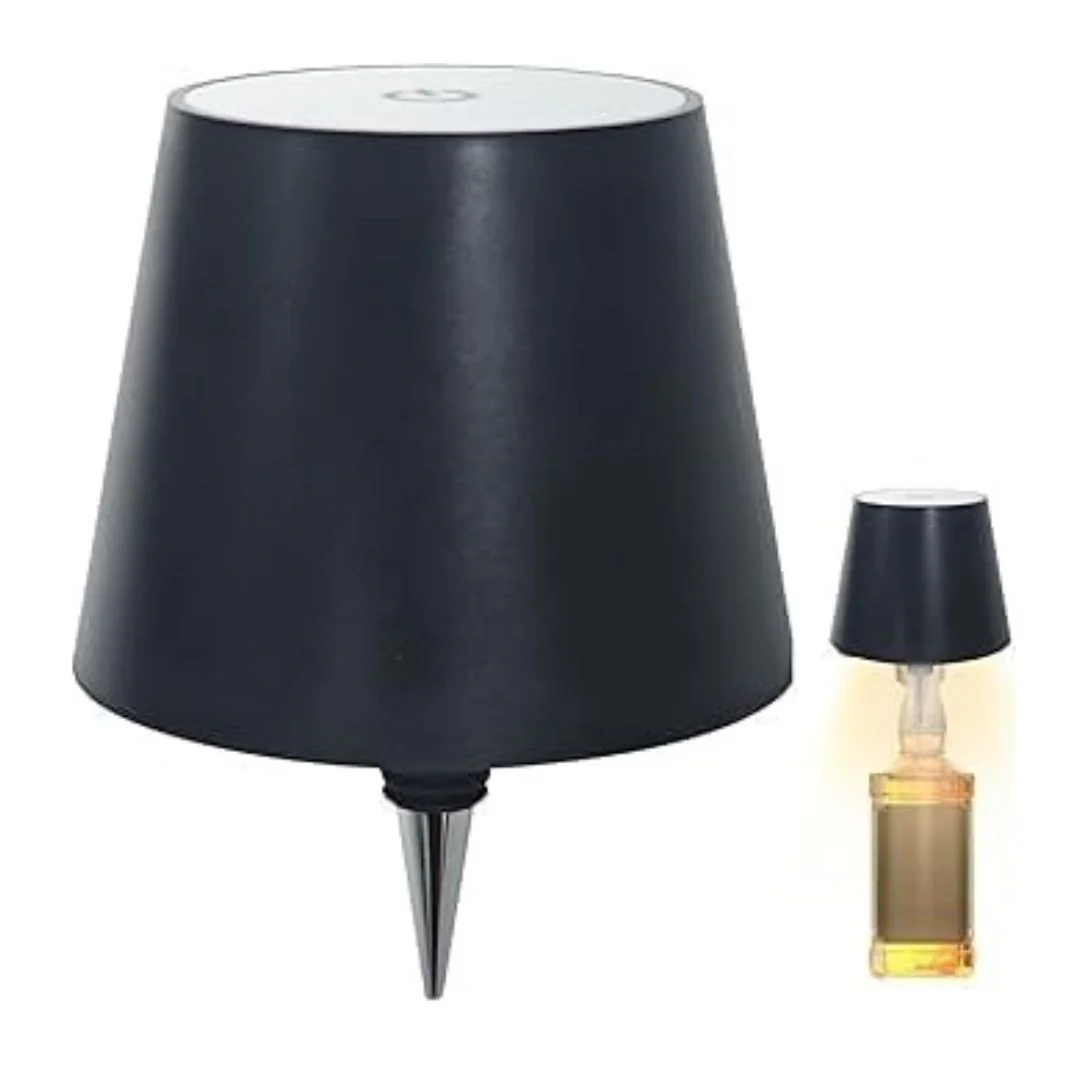 Rechargeable Bottle Top LED Lamp | 3-Color Wine Bottle Light Cap with 1800mAh Battery - Image 4