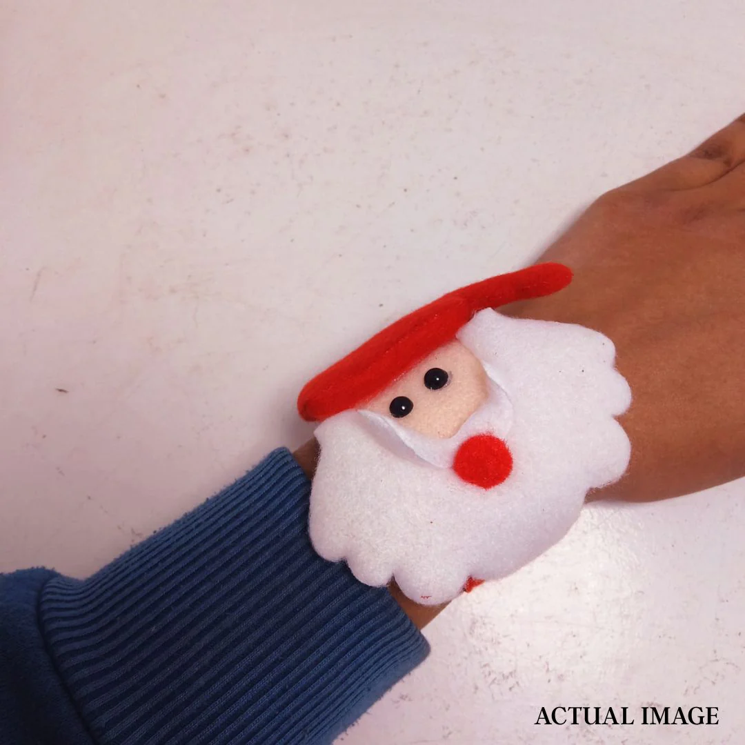 Christmas Slap Band – Cute Plush Holiday Wrist Accessory for Kids - Image 5