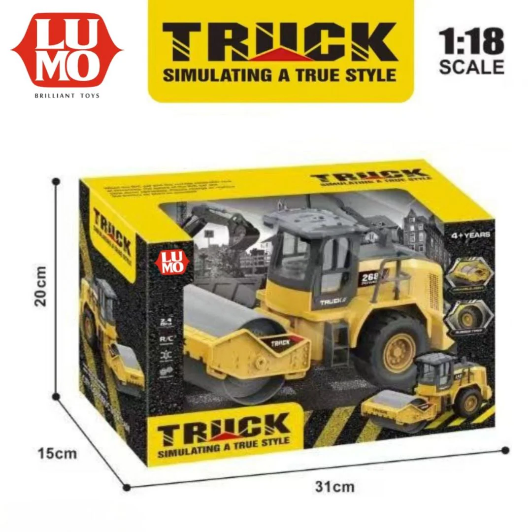 Remote Control Bulldozer for Kids (1:18 Scale) | Rechargeable RC Construction Vehicle - Image 3