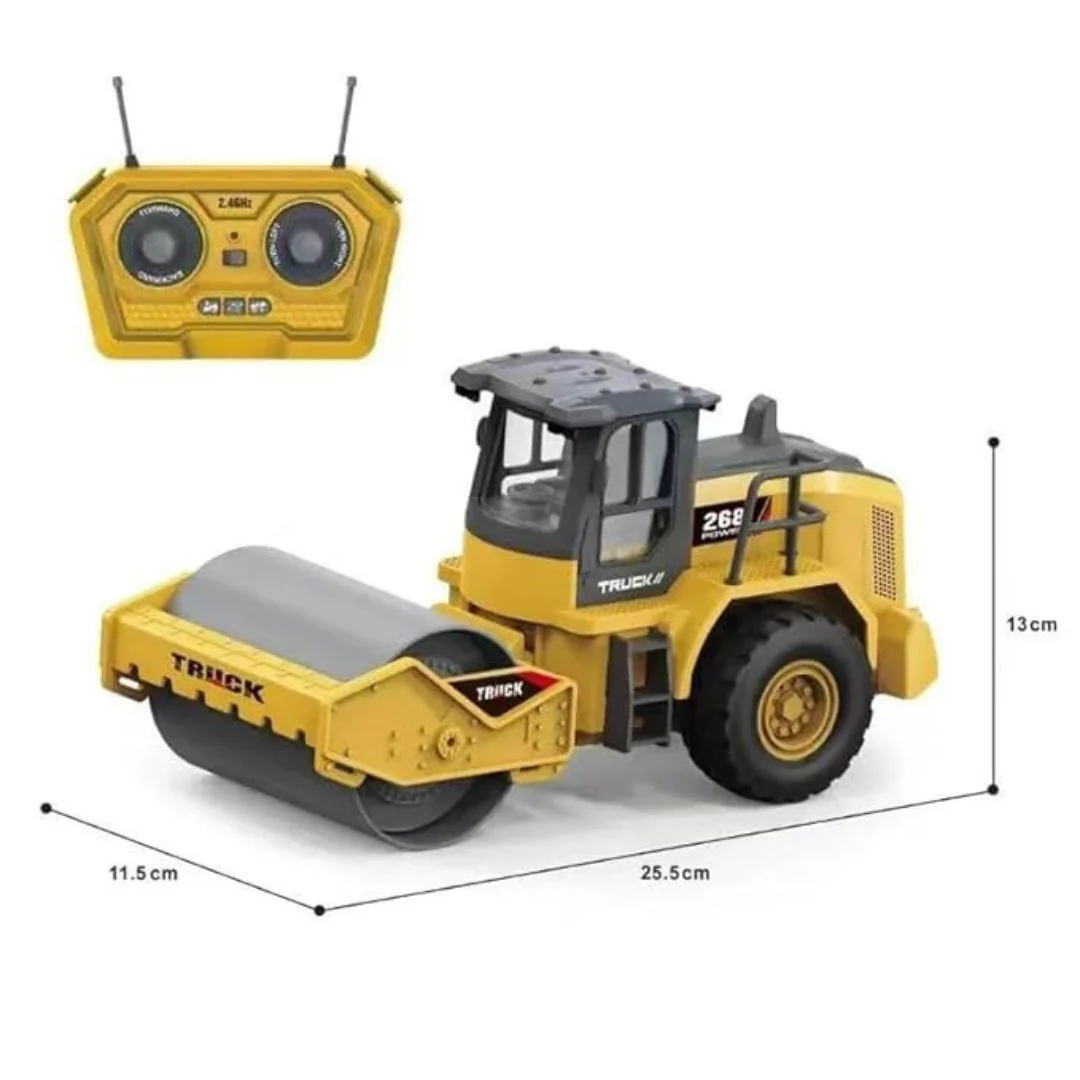 Remote Control Bulldozer for Kids (1:18 Scale) | Rechargeable RC Construction Vehicle - Image 4