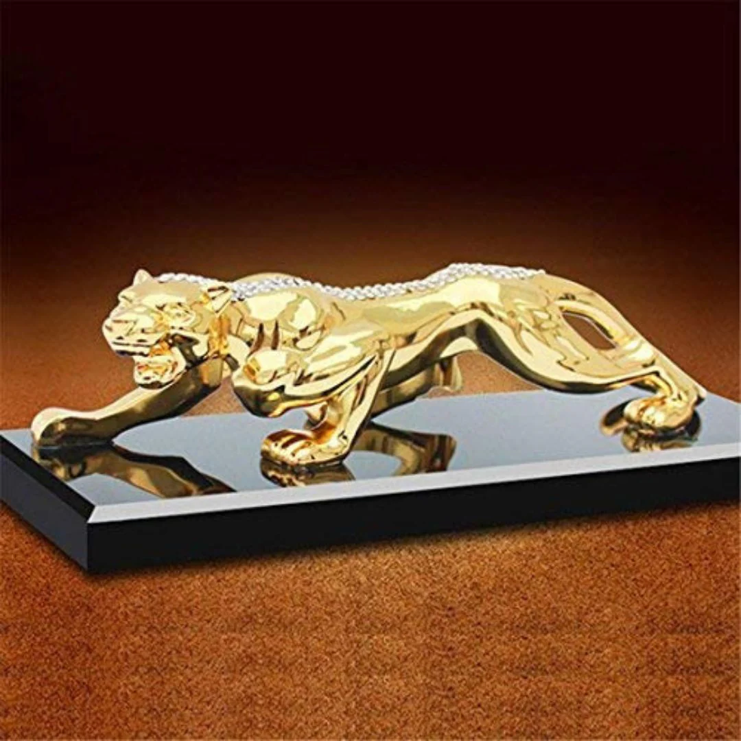 Resin Wild Cat Sculpture | Luxury Home Décor &amp; Office Showpiece - Image 6