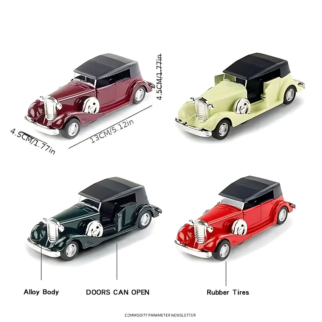Classic Retro Car Model – 14 cm Die-Cast, 1:32 Scale (Imported) - Image 5