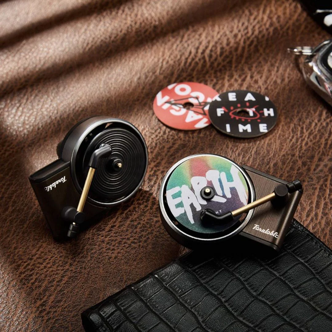 Retro Recorder Design Car Perfume | Stylish Car Air Freshener - Image 3