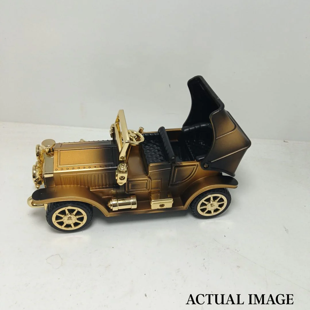 Retro Vehicle Music Box – Wind-Up Moving Vintage Car Model - Image 6