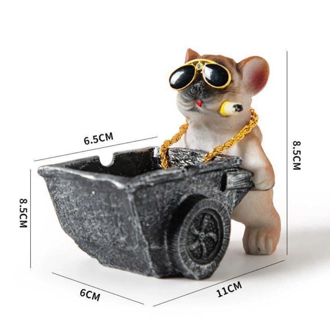 Rockstar Dog Ashtray | Cool & Quirky Home Décor - Image 3