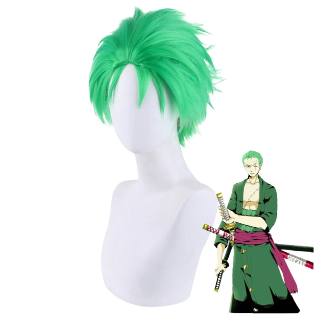 Roronoa Zoro Anime Wig | Anime Wali Holi - Image 2