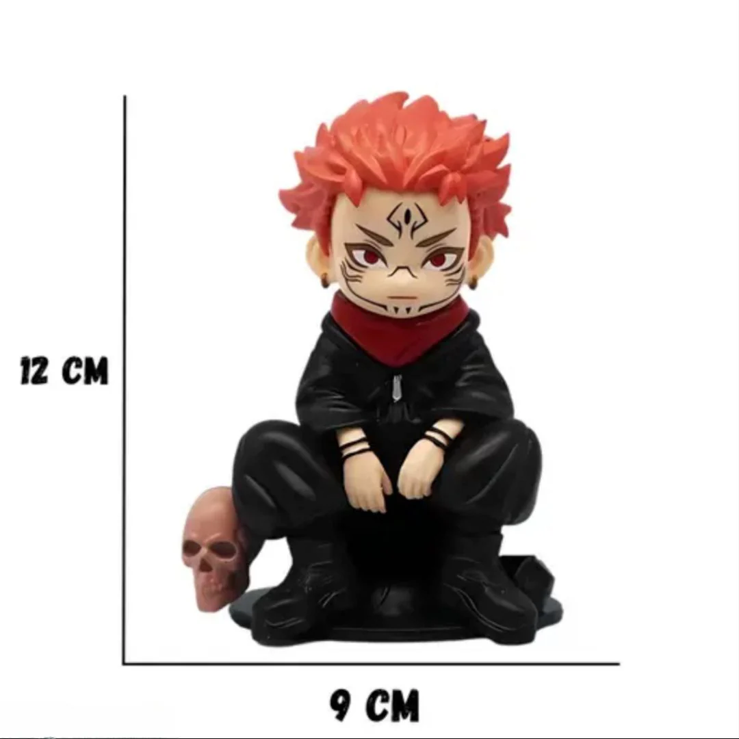 Ryomen Sukuna Cute Sitting PVC Statue – Jujutsu Kaisen Collectible (12cm) - Image 4