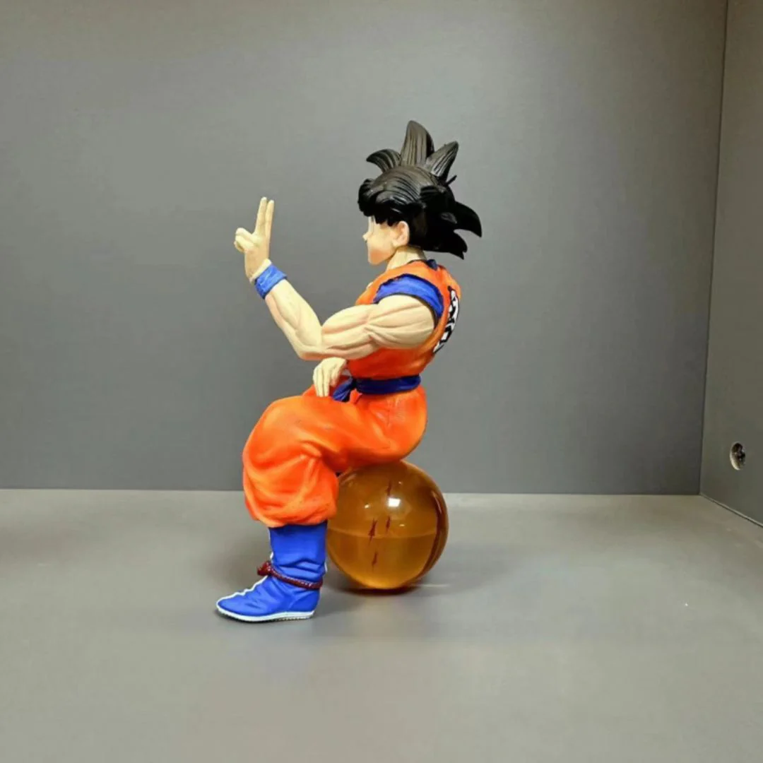 Saiyan Chill Mode –Dragon Ball Z Sitting Figures | Collectible Anime Decor - Image 3